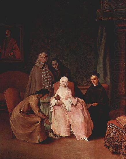 Besuch bei einer Dame, Pietro Longhi